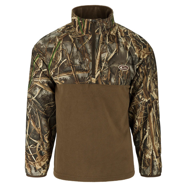 DRAKE 1/4 Zip Refuge Eqwader Realtree Max-7 Jacket (DW7355-038)