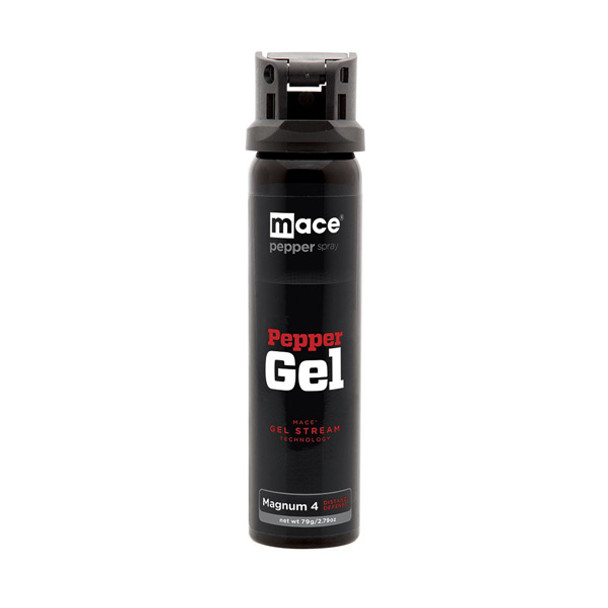 MACE SECURITY INTERNATIONAL Magnum-4 Pepper Gel Distance Defense Spray, 79g, Black (80270)
