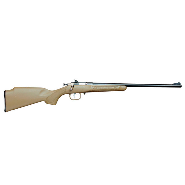 KEYSTONE SPORTING ARMS Crickett Gen 1 Youth 22LR 16.125in 1rd Blued/Desert Tan Synthetic Bolt Action Rifle (KSA235)