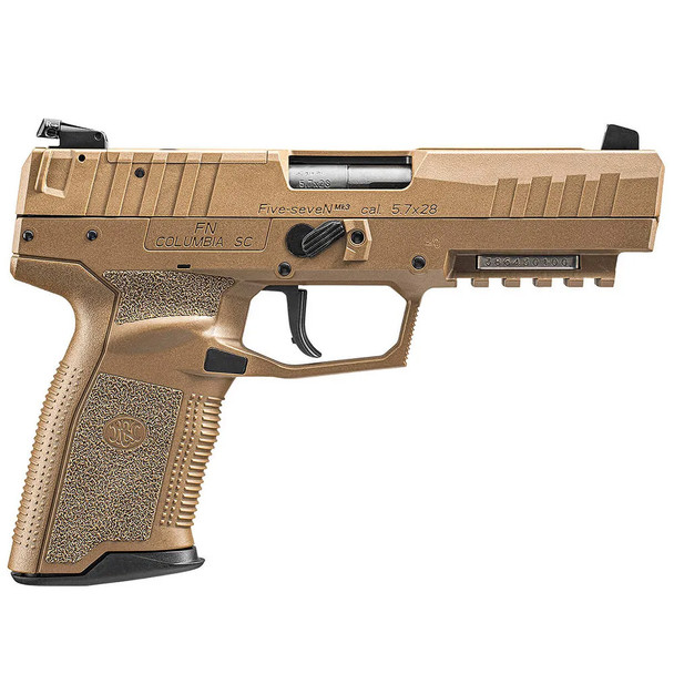 FN AMERICA Five-seveN MRD 5.7x28mm 2x10rd 4.8in FDE/FDE Adj Sight Pistol (66-101277)