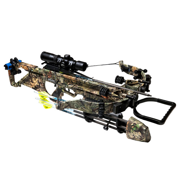 EXCALIBUR Micro Suppressor 400 TD Mossy Oak Break-Up Country Crossbow with Tact-100 Illum Scope (E74170)