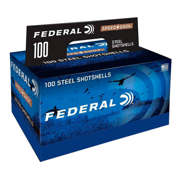 FEDERAL Speed-Shok 12 Gauge 3in 1 1/4 oz BB Shot 100 Bx/ 2 Cs Ammo (WF142100BB)