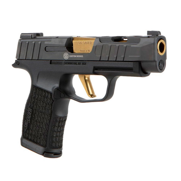 SIG SAUER P365XL Spectre 9mm Luger 3.7in 2x 10rd Mags Gold/Black Optic Ready Pistol (P365V002-10)