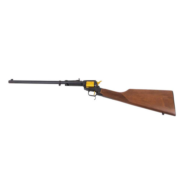 HERITAGE MANUFACTURING Rancher Rough Rider .22LR BK 16in 6rd Gold Accent BH Sight Rifle (BR226B16HSGLD)