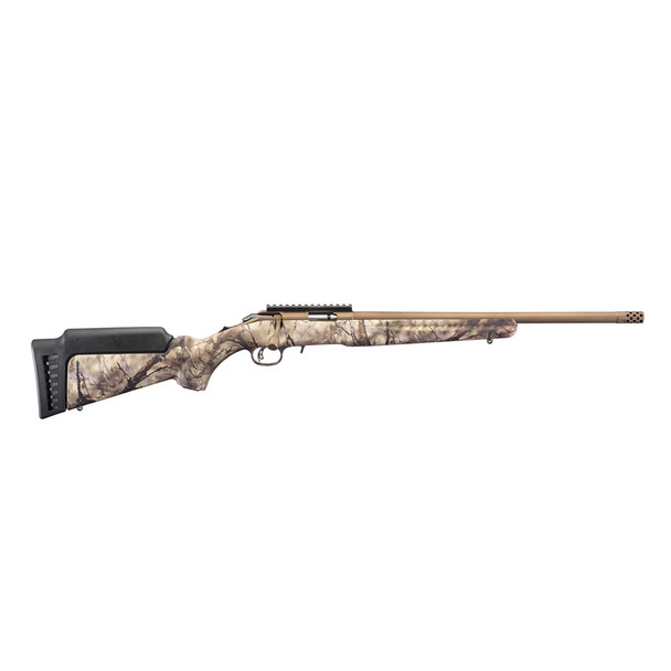 RUGER American Rimfire Camo .22WMR 18in 9rd Bolt-Action Rifle (8373)