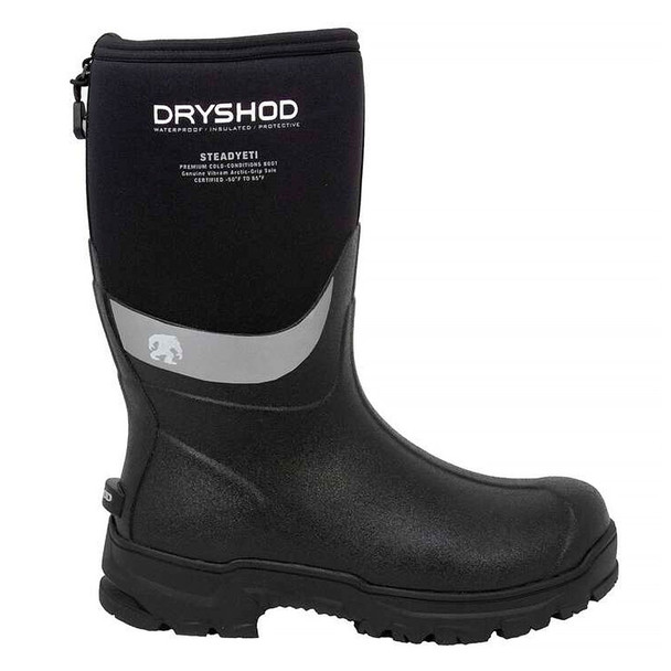 DRYSHOD Men's Steadyeti Black/Grey Mid Boot (SYT-MM-BK)
