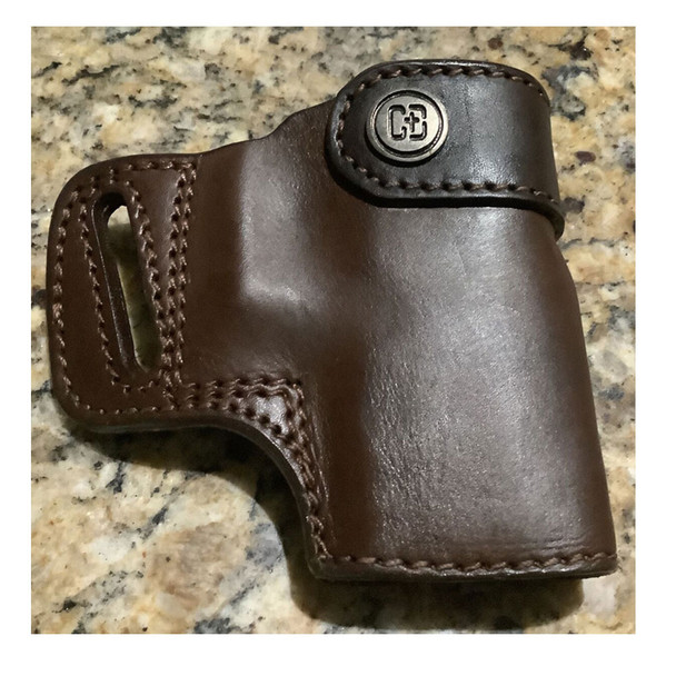 CROSSBREED Testament Brown RH Holster For 1911 Without Rail For Glock 17,19,23,45 (D-TMNT-R-1209-BR)