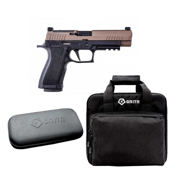 SIG SAUER P320 X-VTAC 9mm 4.7in 17rd Semi-Automatic Pistol with GRITR Cleaning Kit & Soft Pistol Case