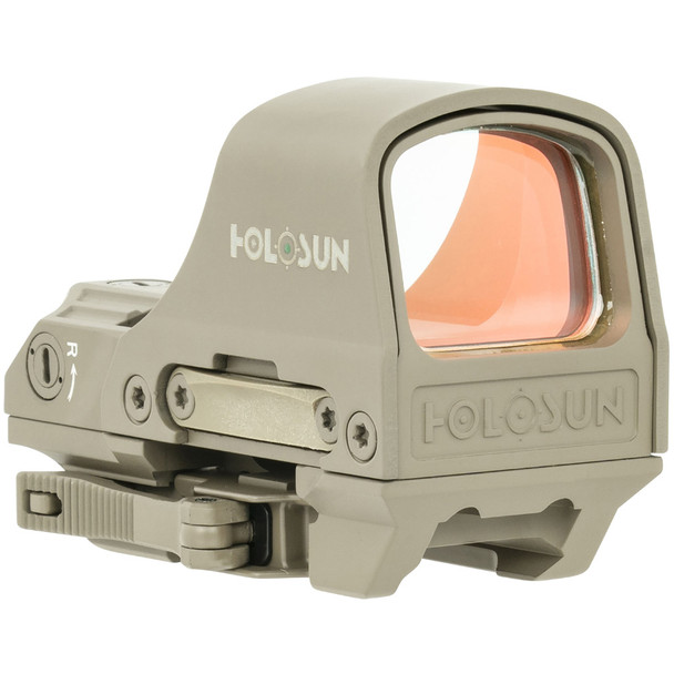 HOLOSUN 510 FDE Shake Awake 1x2/65 MOA Green Circle Dot Reflex Sight (HS510C-FDE-G)