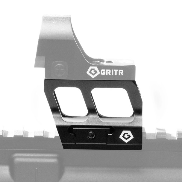 GRITR Lower 1/3 Co-Witness Skeletonized Picatinny Mount for Caracara Red Dot Sight