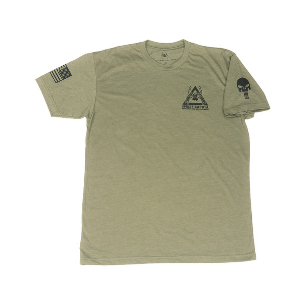 Spike's Tactical Special Weapons Team Spike's Tactical T-Shirt, XL, Green SGT1073-XL