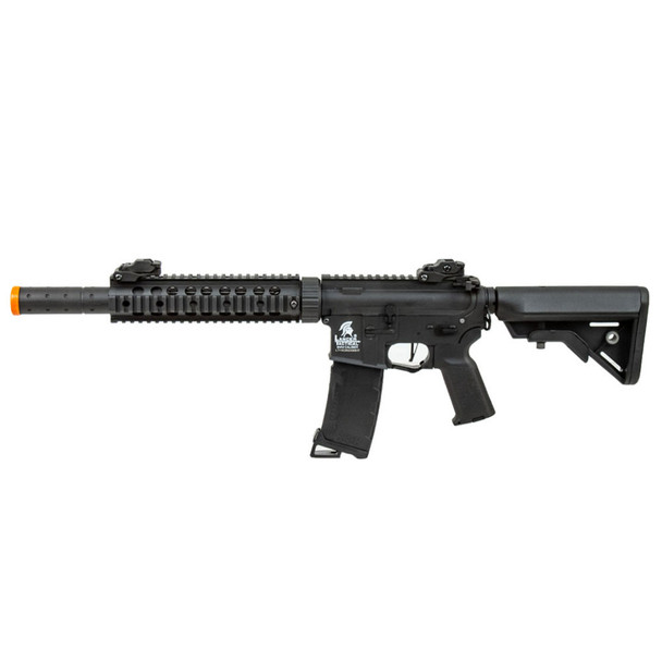 LANCER TACTICAL Gen3 Nylon Polymer M4 SD Black AEG Airsoft Rifle (LT-15CB-G3)