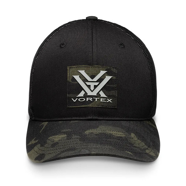VORTEX Mens Pathbreaker Pro One Size Black MultiCam Camo Cap (222-18-BCA)