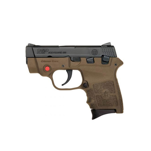 SMITH & WESSON M&P Bodyguard .380 Auto 2.75in 6rd FDE Pistol with Crimson Trace Laser (10168)