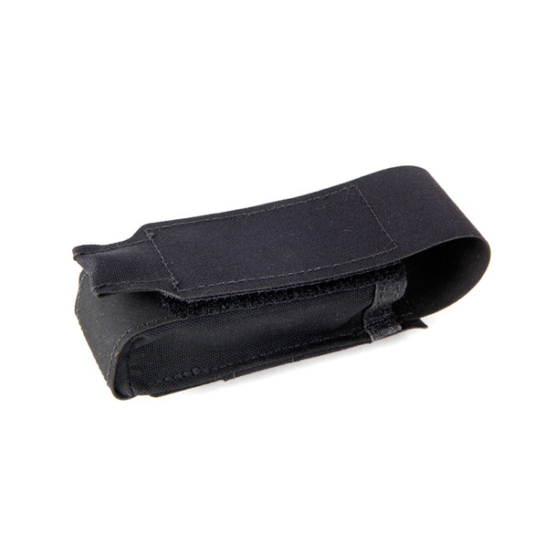 BLUE FORCE Single Pistol Black Mag Pouch With Flap (HW-M-PISTOL-1-BK)