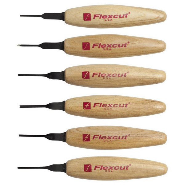 FLEXCUT 1.5mm Mixed Profile Micro Tool Set (MT910)