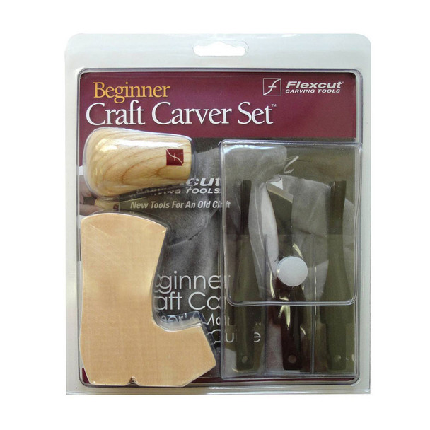 FLEXCUT Beginner 3-Blade Craft Carver Set (SK110)