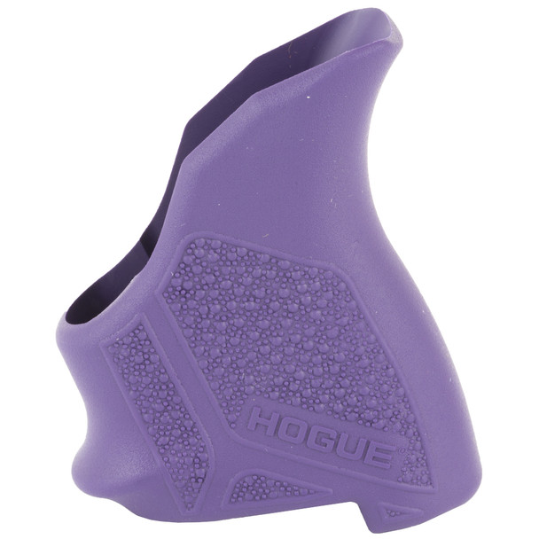 Hogue HandALL Beavertail Pistol Grip, Fits Ruger LCP II, Rubber, Finger Grooves, Purple 18126