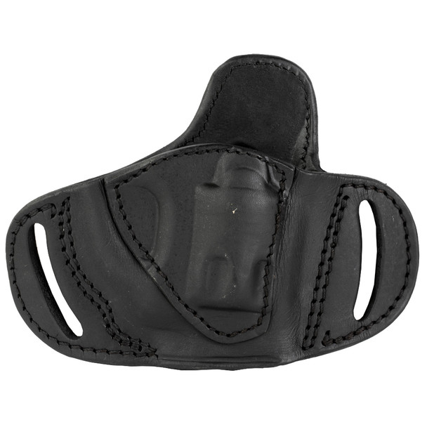 Tagua Tagua Quick Draw Fort, Outside The Waistband Holster, Right Hand, Leather, Black, Fits Smith & Wesson J Frame Revolvers TX-EP-BH2-020