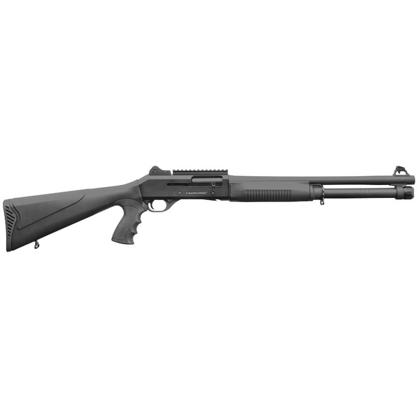 Charles Daly 601 DPS, Semi-automatic, 12 Gauge 3", 18.5" Barrel, Black Color, Right Hand, Improved Cylinder/Modified/Full Beretta/Benelli Mobil Chokes, Ghost Ring Sight, Synthetic Pistol Grip Stock, 5Rd 930.207