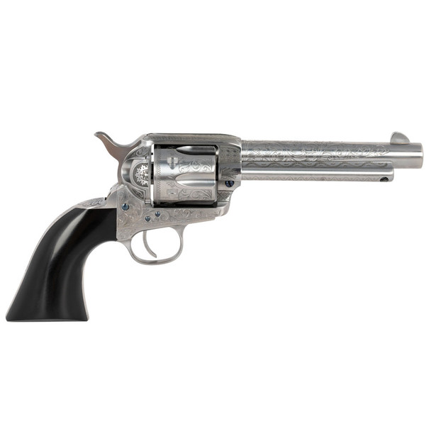 TAYLORS & COMPANY 1873 Cattleman Engraved 357 Mag 5.5in 6rd Revolver with Black Polymer Grips (555158)