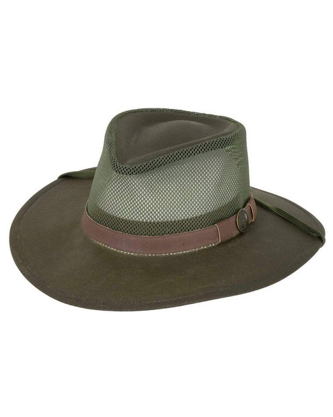 OUTBACK TRADING Kodiak with Mesh Sage Hat (1472-SAG)