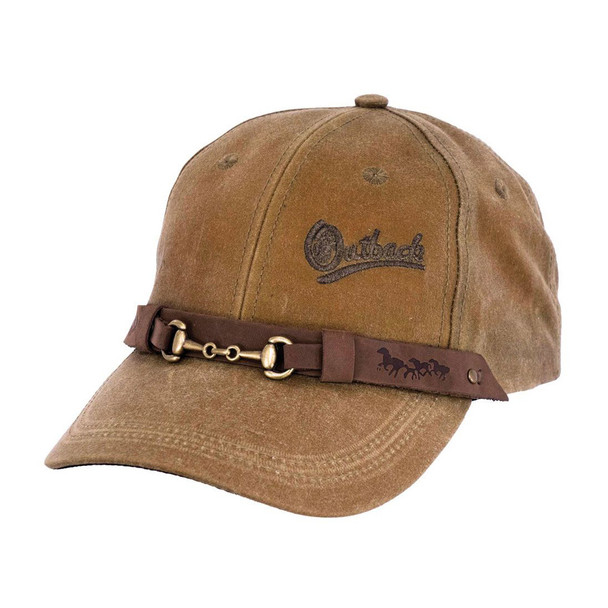 OUTBACK TRADING Equestrian Field Tan Cap (1482-FTN-ONE)