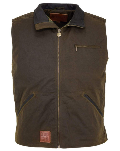 OUTBACK TRADING Men's Sawbuck Bronze Vest (2143-BNZ)