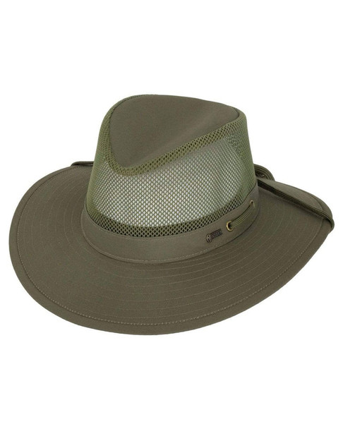 OUTBACK TRADING River Guide with Mesh II Olive Hat (14726-OLV)