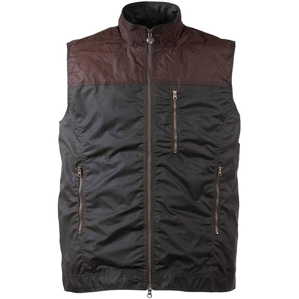 OUTBACK TRADING Noah Dark Olive Vest (30301-DOL)