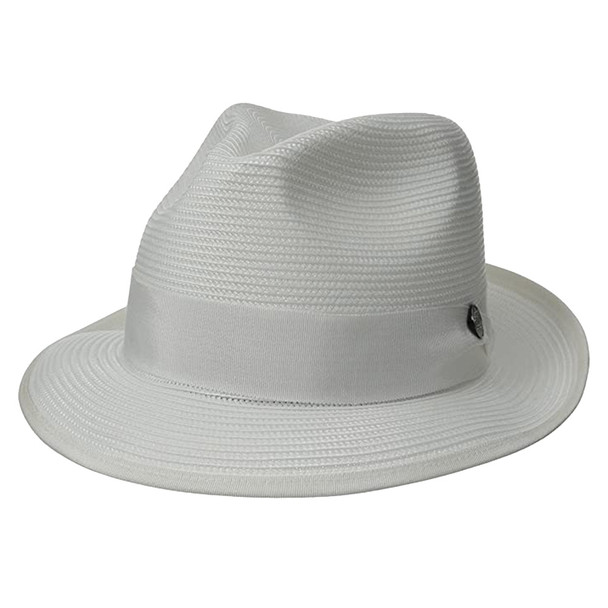 STETSON Latte Milan Fedora White Hat (TSLATTB152072)