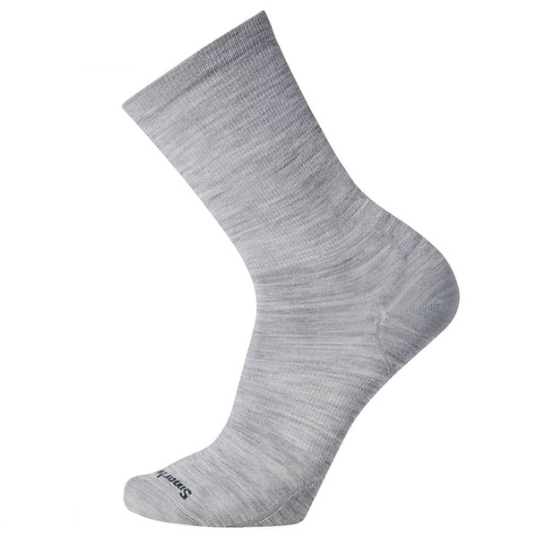 SMARTWOOL Men's Everyday Anchor Line Zero Cushion Crew Light Gray Socks (SW001735039)