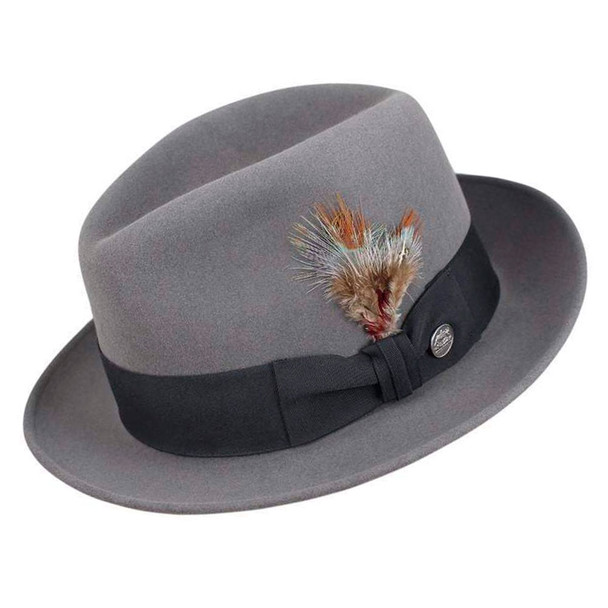 STETSON Saxon Fur Felt Fedora Hat