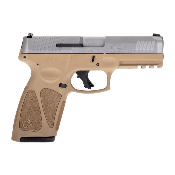 TAURUS G3 9mm 4in 15rd Stainless/Tan Pistol (1-G3B949T-15)