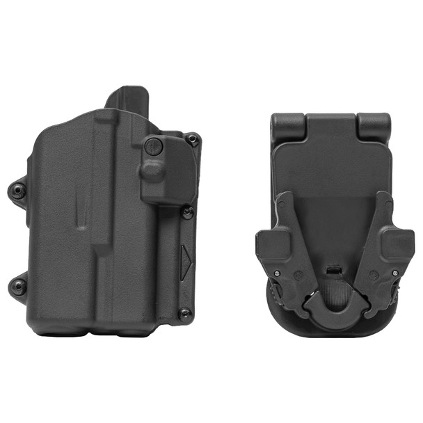 Alien Gear Holsters Rapid Force Level II Slim, Outside the Waistband Holster, Fits Sig P365XL/Spectre Comp with Light, Quick Detach System, Polymer, Black R2-LB-1006-R-B-L1-D