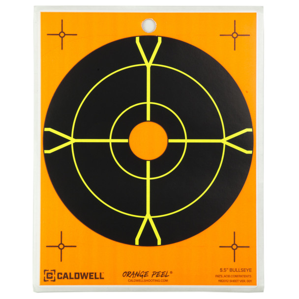 Caldwell 8" Sight-in Target, Orange/Black, 25 Sheets, (5) 5-Packs 1166103