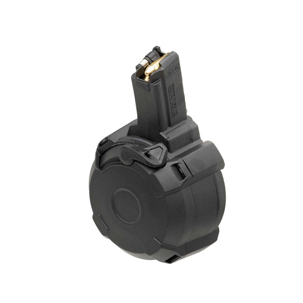 Magpul Industries PMAG, D-50, 50Rd Drum, Black, Fits HK94/MP5 Pattern Firearms MAG1181-BLK