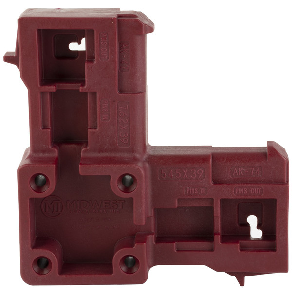 Midwest Industries AK Receiver Maintenance Block, Polymer Construction, Red, Compatible with AK47/AK74 Receivers MI-AKLRB