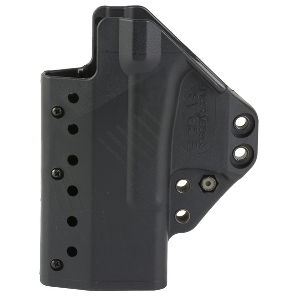 Raven Concealment Systems Eidolon, Inside the Waistband, Fits Glock 19/23, Polymer, Black, Ambidextrous, 1.5" Overhook Struts EG19ASBKF