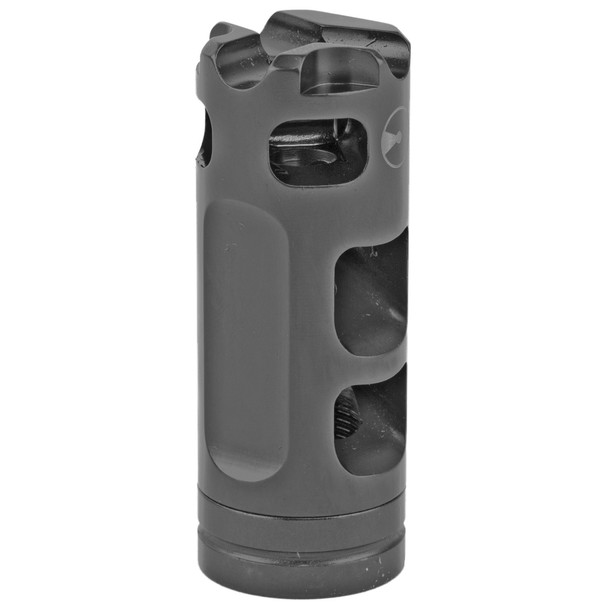 Ultradyne USA Pulse Compensator Muzzle Brake with Timing Nut, AR, 223/556, 1/2"-28 Thread, .750" Outside Diameter, 416 SS, Black Nitride Finish UD11160