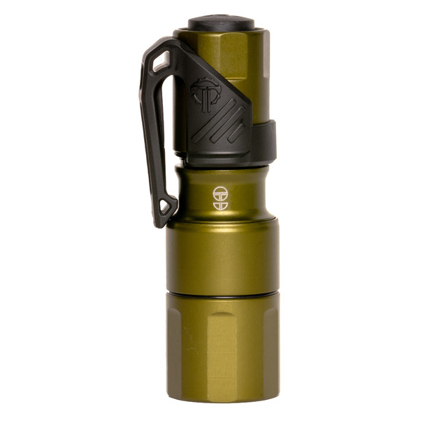 Cloud Defensive MCH Micro, Mission Configurable Handheld, High Candela, Flashlight, 950 Lumens, Single Output, Aluminum, Anodized Finish, Olive Drab Green, Includes Charger and Pocket Clip MCH2.0-HC-S-350-ODG