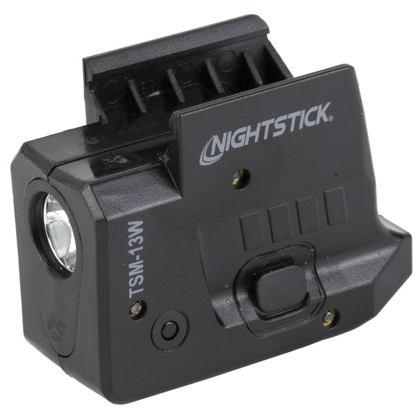Nightstick TSM-13W, Subcompact Tactical Weapon-Mounted Light, Fits Sig P365/XL/X, 150 Lumens, Black, Rechargeable Battery TSM-13W