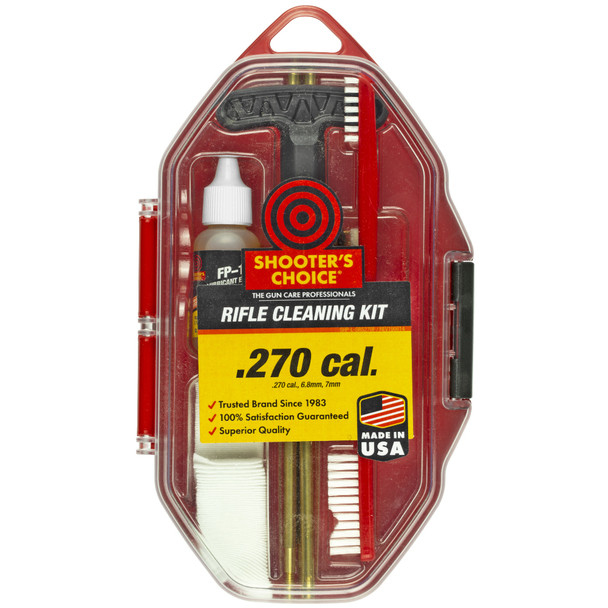 Shooter's Choice .270 Cal Rifle Gun Cleaning Kit SHF-SRS-270