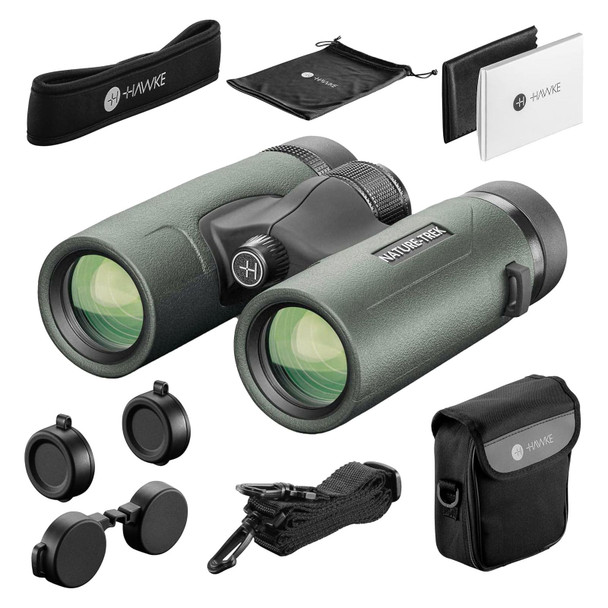 HAWKE Nature-Trek 10x32 Green Binoculars (35101)