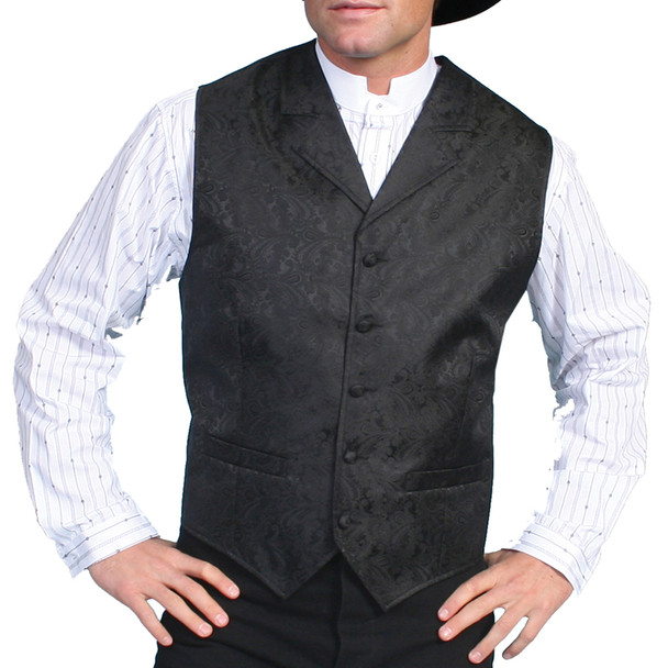 SCULLY Mens RangeWear Black Vest - Big and Tall