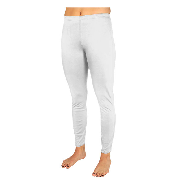 HOT CHILLYS Women's Peach Skins Solid White Bottoms (HC4140-823)