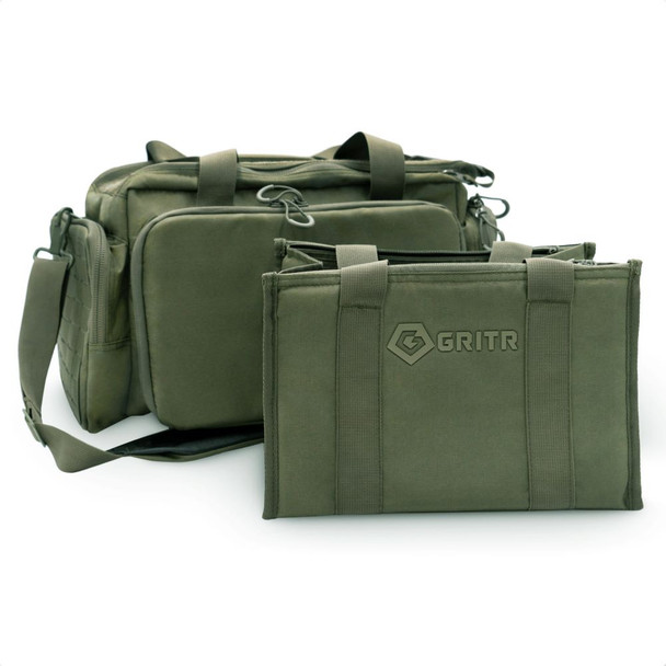 GRITR Tactical Duffle Shoulder Storage Duty Travel OD Green Range Bag