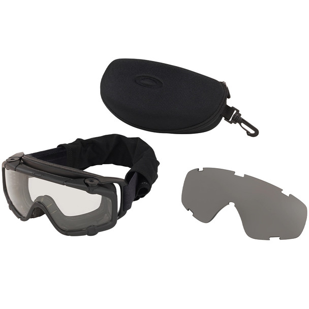 OAKLEY SI Ballistic Goggle Array Matte Black/Clear Eyewear (11-150)