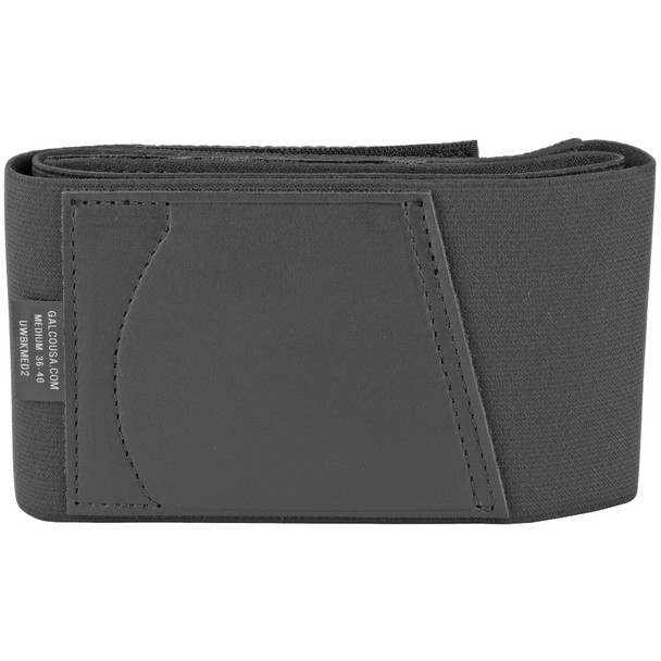 GALCO Underwraps 2.0 Black Ambidextrous Belly Band Holster (UWBKMED2)