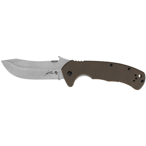 KERSHAW Emerson CQC-11K D2 3.5in Brown Folding Knife (6031D2)